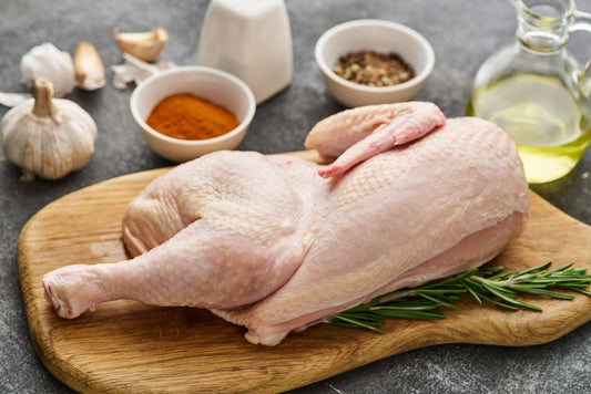 Vorbestellung halbes Hähnchen